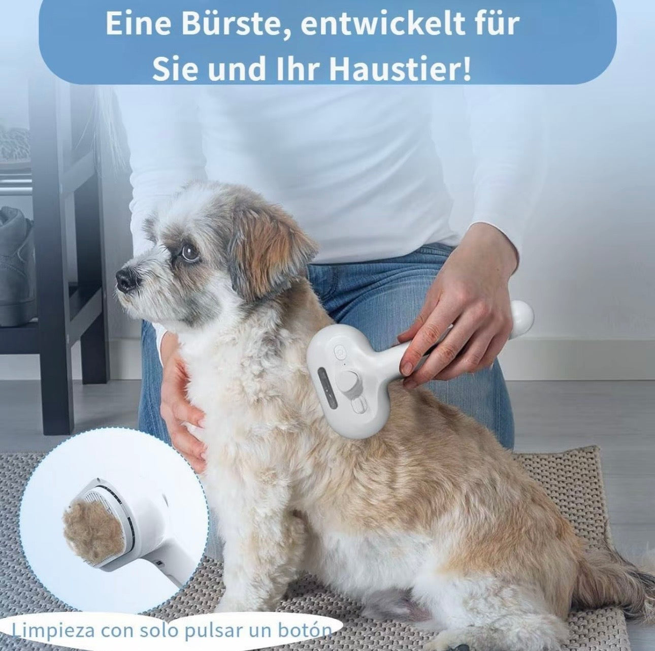 CEPILLO DE PELO 3 EN 1