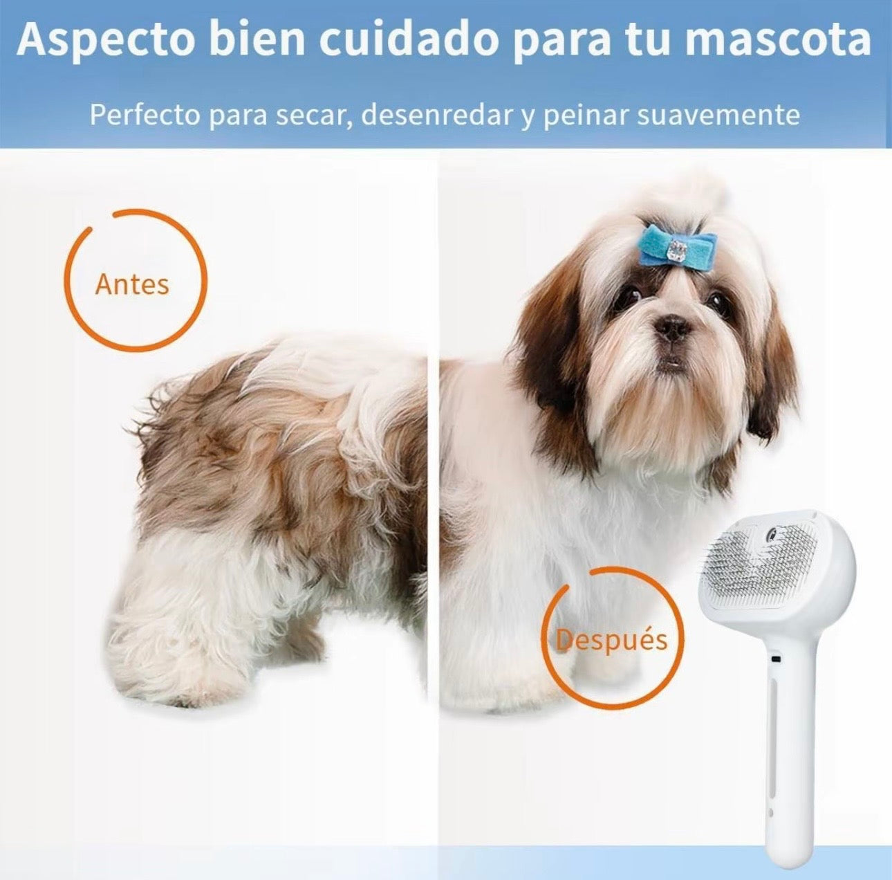 CEPILLO DE PELO 3 EN 1